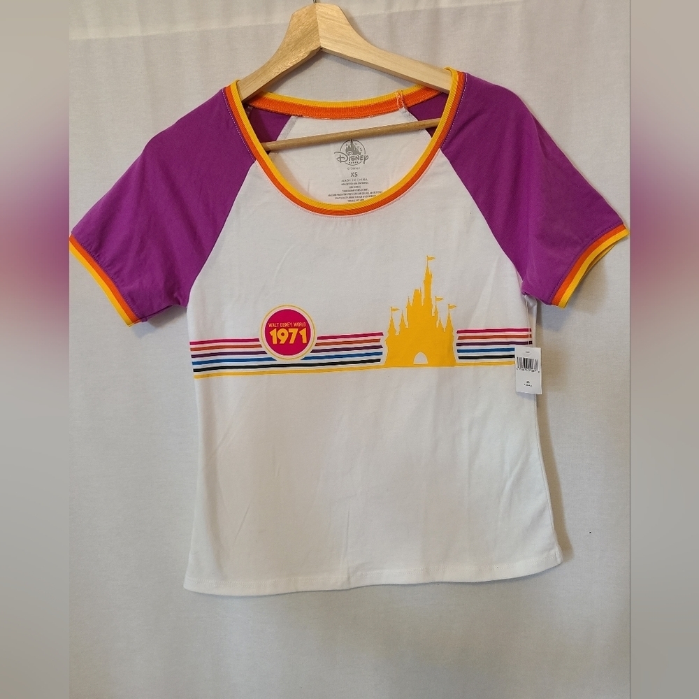 Disney parks cropped shirt- Size XS- New with tags